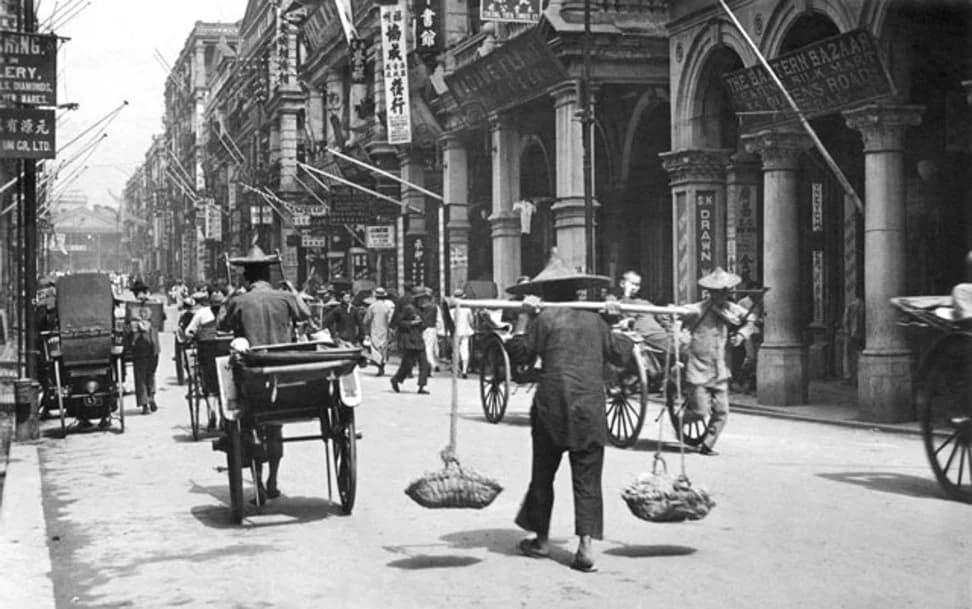 Hong Kong antes de su zona especial