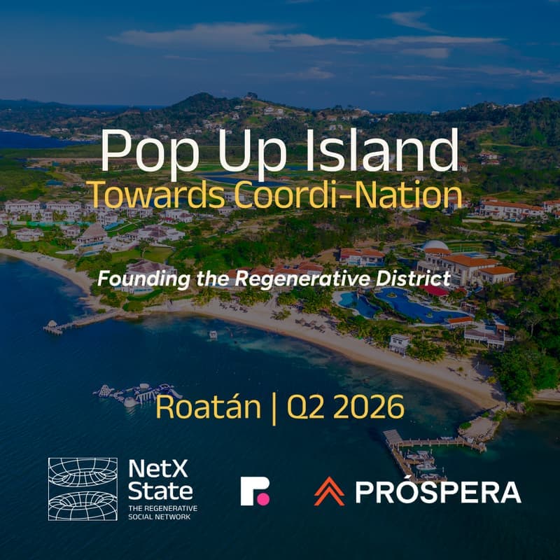 Pop-Up Island in Próspera | Founding the Regenerative District